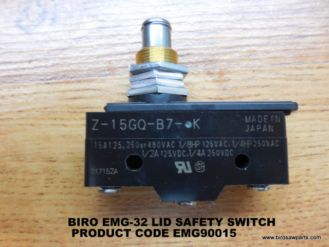 Lid Safety Switch for Biro EMG-32 Meat Grinders. Replaces EMG90015